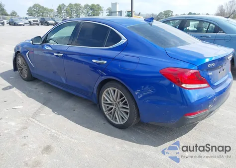 2021 Genesis G70 2.0T Rwd z USA, uszkodzony, nr VIN KMTG34LA4MU074216